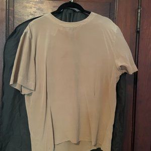 Jones New York Beige/Taupe Silk Tee